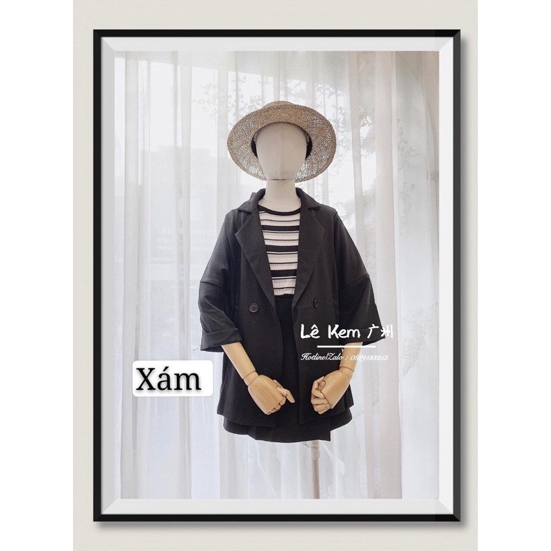ẢNH THẬT VIDEO HÀNG CÓ SẴN SÉT VEST ÁO BLAZER + QUẦN GIẢ VÁY VẠT LỆCH ❣️❣️❣️
