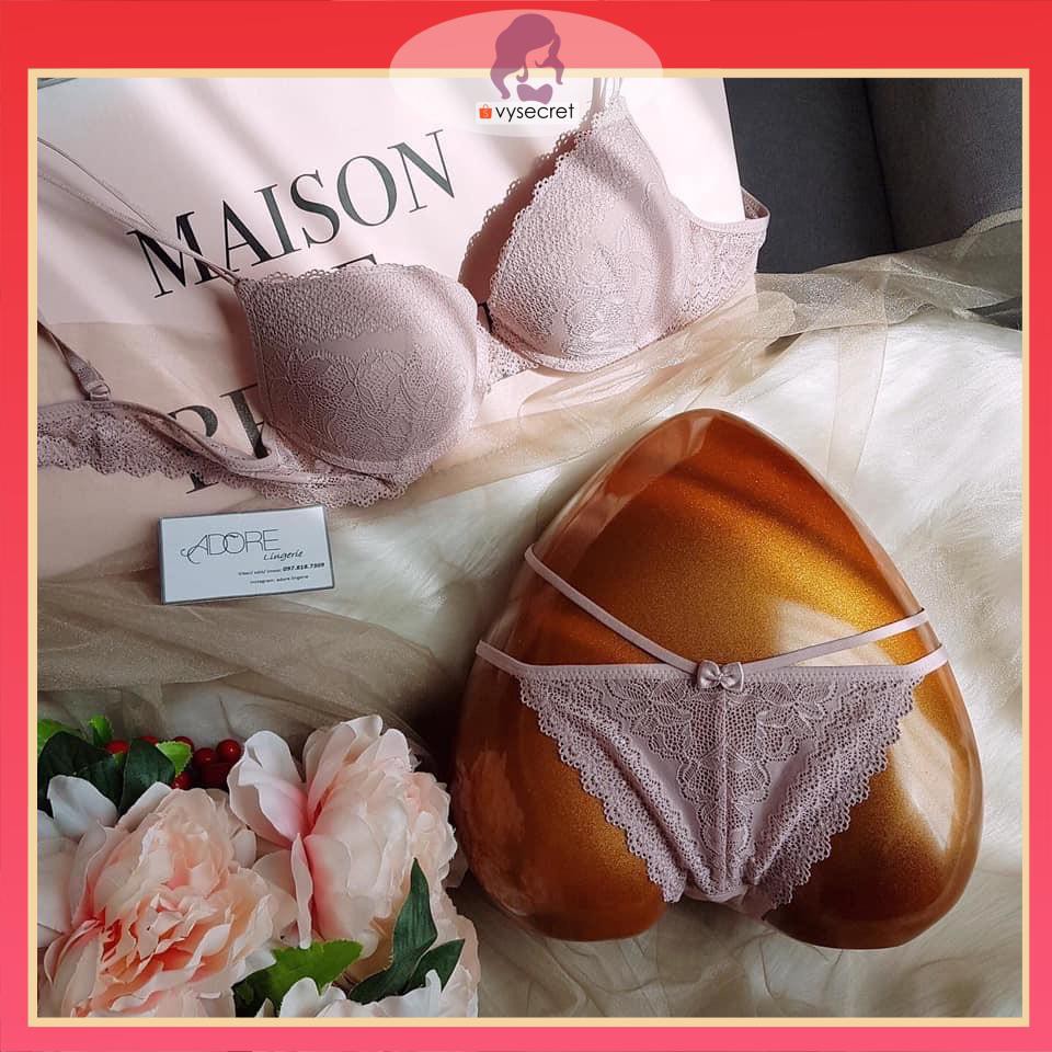 Bộ đồ lót ren cao cấp ,set đồ chip Vic ren quần dây có gọng đệm nâng ngực C199 | BigBuy360 - bigbuy360.vn