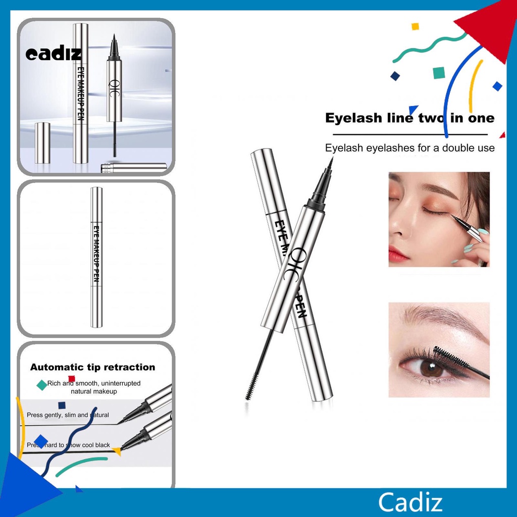 [Hàng mới về] Mascara kiêm bút kẻ mắt hai đầu lâu trôi chất lượng cao
