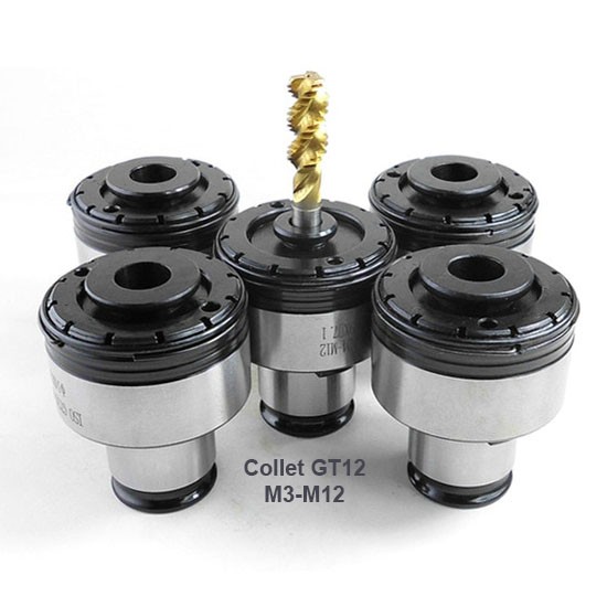 Collet kẹp nhanh mũi taro chống gẫy GT12 tiêu chuẩn ISO, GT12 tiêu chuẩn Nhật Bản JIS