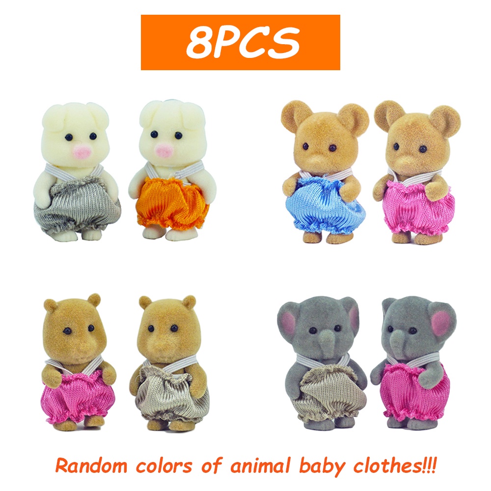 Nhà Búp Bê Đồ Chơi Phong Cách Mới 2021 Bộ Ngôi Nhà Búp Bê Thỏ Tỷ Lệ 1/12