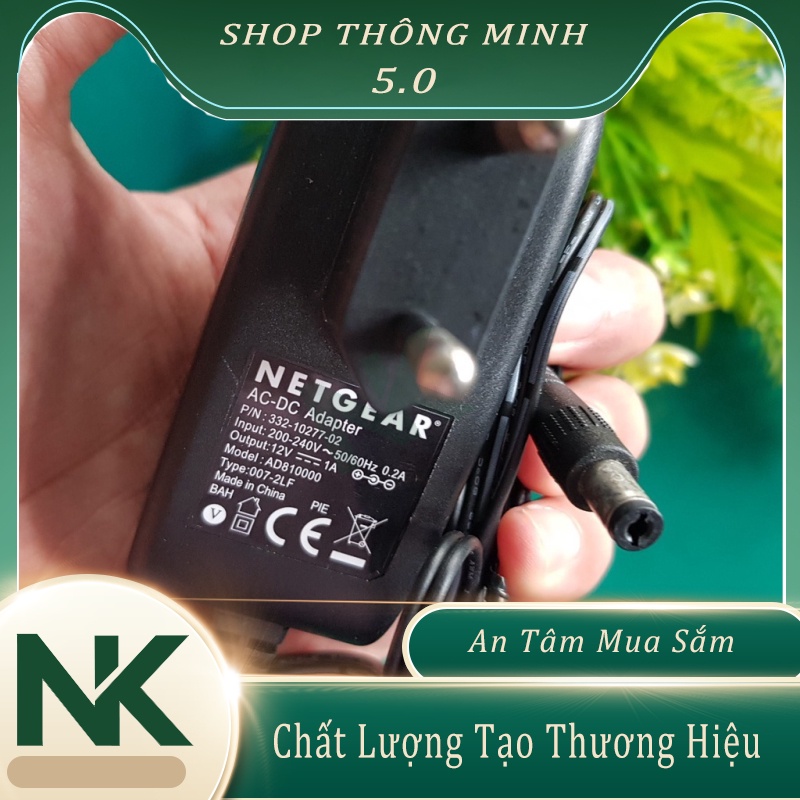 Nguồn Adapter 12V1A 5.5x2.1MMNguồn 12V 1A