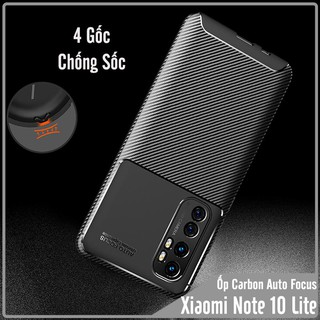 Ốp lưng cho Xiaomi Mi Note 10 Lite chống sốc Carbon Auto Focus