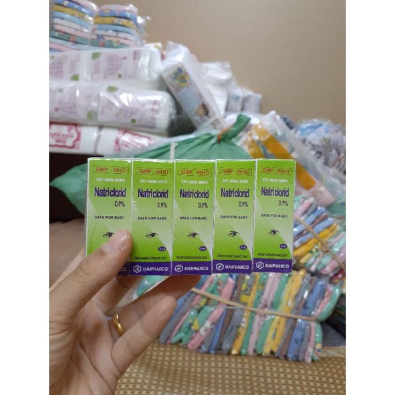 1 lốc 10 lọ nước muối sinh lí cho bé