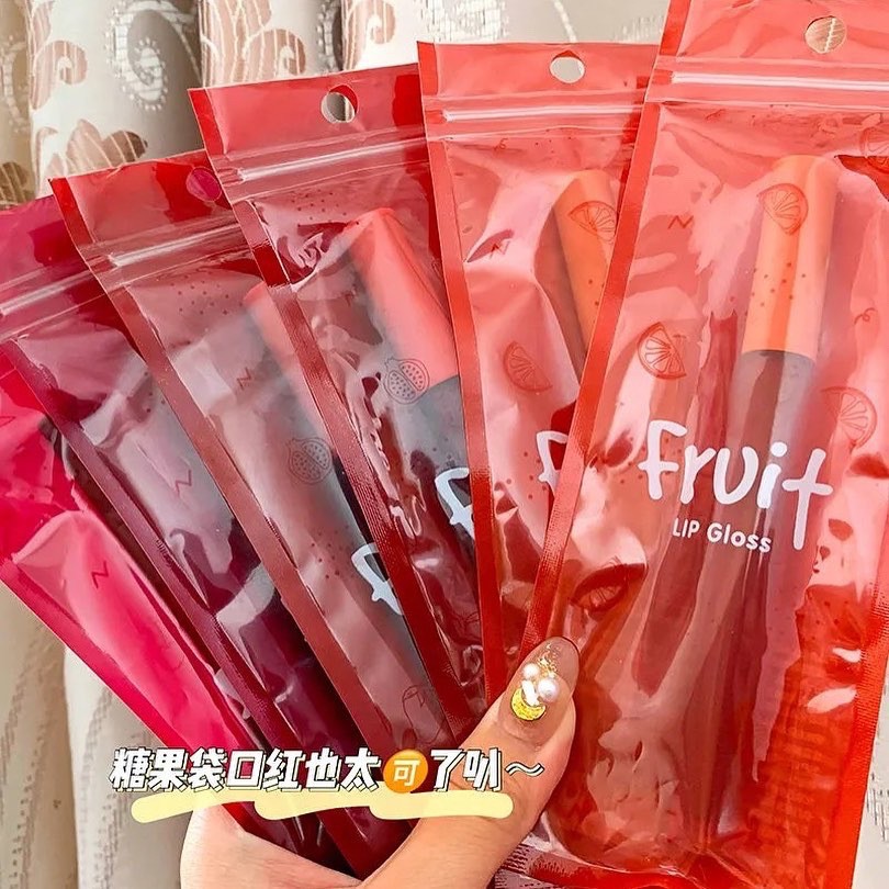 Son kem lỳ PINKYFOCUS vỏ đỏ Air Lip Glaze