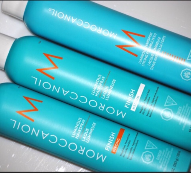 Gôm xịt giữ nếp tóc linh hoạt Moroccanoil Finish Strong Luminous 330ml