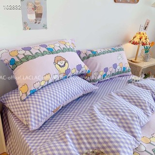 [RẺ VÔ ĐỊCH ] BỘ Chăn ga GỐI set 4 món COTTON 100%
