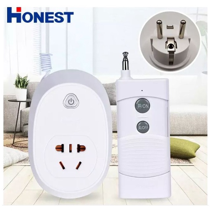 Hosnest HT-9501 Ổ cắm điều khiển từ xa công suất lớn Honest  220 30A 1000m có học lệnh