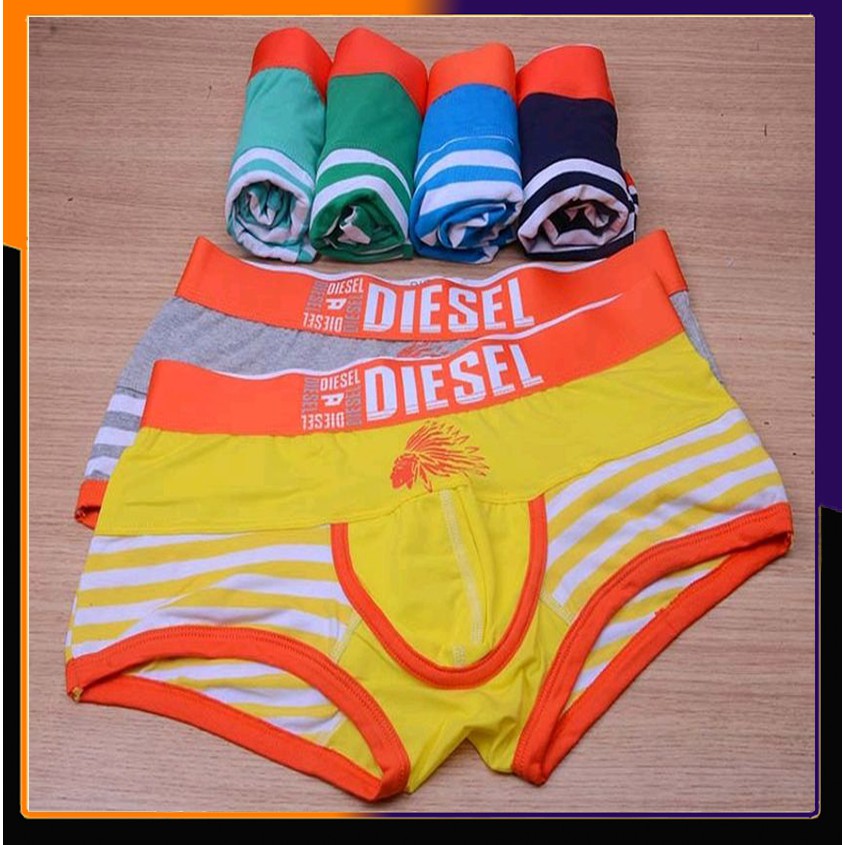 Quần lót nam boxer DIESEL- Quần lót nam cotton thoáng mát , co giãn 4, thiết kế khéo léo ôm chọn cao