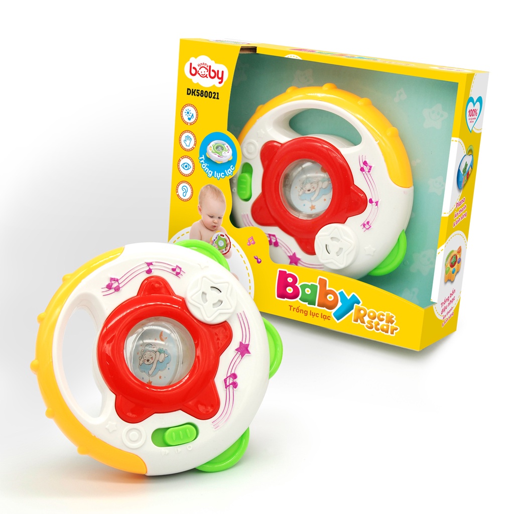 Đồ Chơi DUKA Baby Rock Star - Trống Lục Lạc