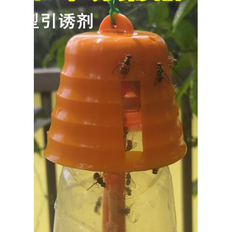 Nắp bẫy ruồi vàng gắn chai nhựa kèm dẫn dụ (An toàn cho người dùng)