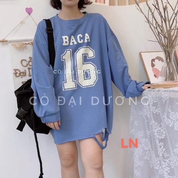 SHOP NHÀ CÁ Áo rách số 16 tay bo LN12