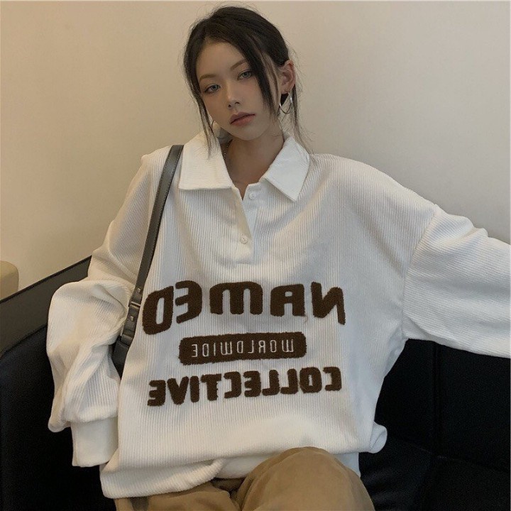 ÁO POLO SWEATER CÓ CỔ Form Rộng Unisex Nam Nữ Phong Cách Cá Tính Chất Vải Bo Zip PIGI STORE Mã 61