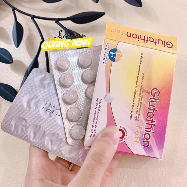 Viên ngậm trắng da Glutathion hộp 2 vỉ 30 viên Nhập khẩu Pháp (date luôn mới) | BigBuy360 - bigbuy360.vn