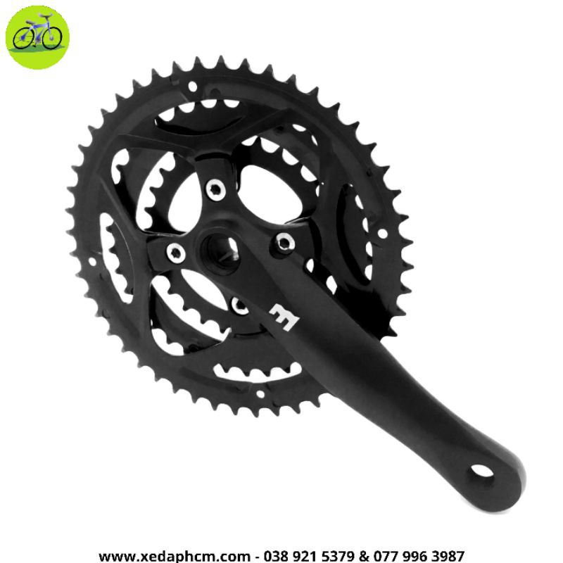 Đùi dĩa Motachie nhôm xe đạp 3 tầng đĩa 28-38-48T