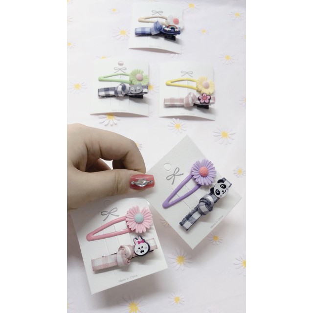 Set 2 ghim cute mẫu hottrend nhất shopee