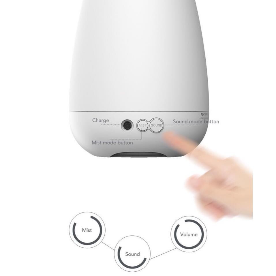 Máy xông tinh dầu Mipow Vaso 2.0 Aroma Diffuser Version 2 - Máy khuếch tán tinh dầu - Hàng Chính Hãng