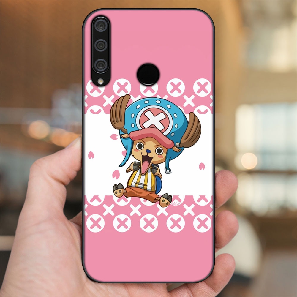 Ốp lưng Huawei Y6P viền đen in hình Chopper One Piece Đảo Hải Tặc