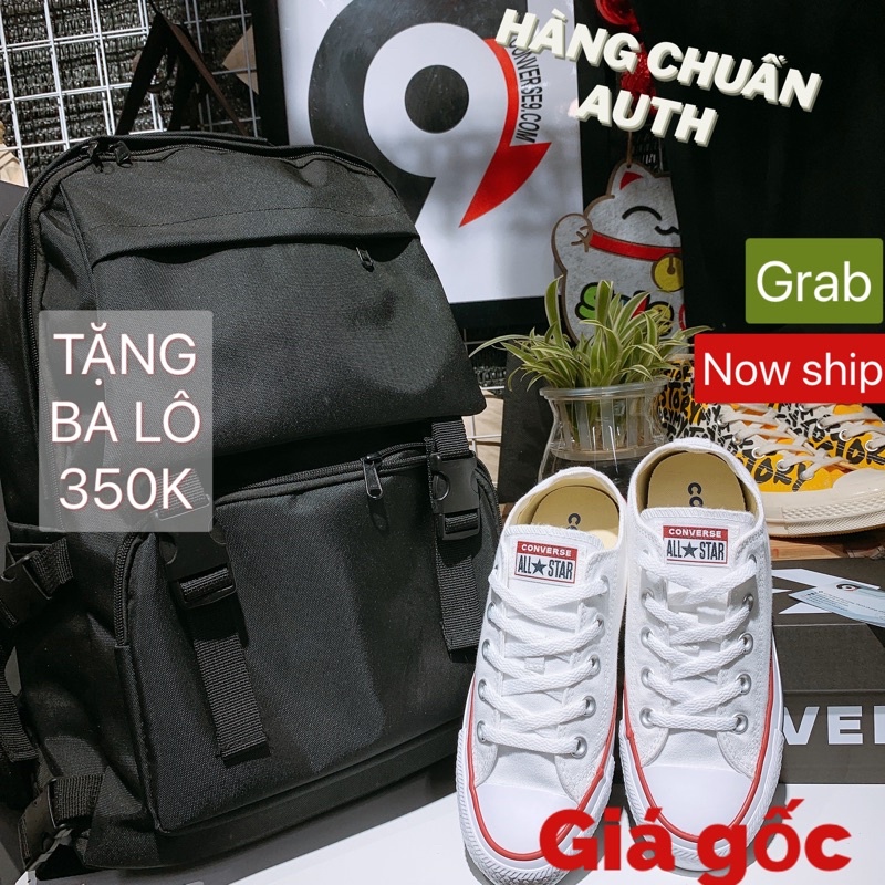 (Chính Hãng) giày Converse classic trắng thấp cổ