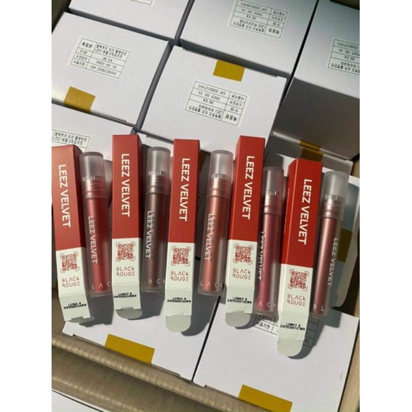 Son kem lì black rouge Leez Velvet Tint mẫu mới