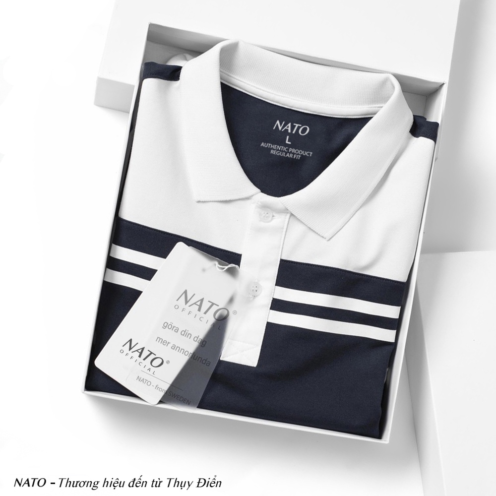 Áo Thun Polo Nam DON Vải Cotton Cá Sấu Cao Cấp Basic Đẹp Tay Ngắn Có Cổ Màu Trắng Đen Đỏ Xanh Navy Trơn Họa Tiết NATO