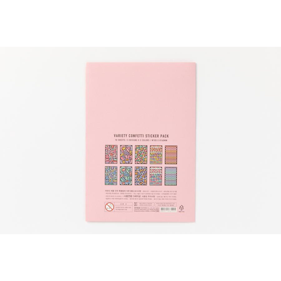 Set 10 Tấm Sticker ARTBOX Hàn Quốc Màu Sắc Nổi Bật