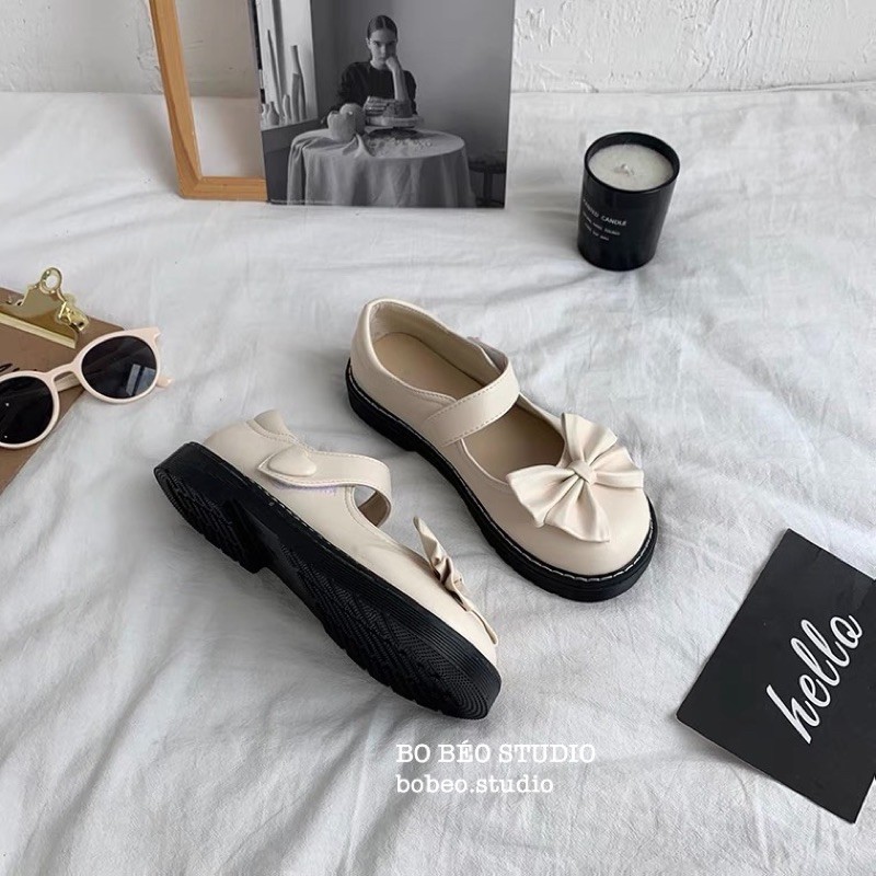 (HÀNG CÓ SẴN - ẢNH THẬT SHOP CHỤP) LOLITA MARY JANE SHOES - GIÀY MARY JANE CÓ NƠ PHONG CÁCH LOLITA | BigBuy360 - bigbuy360.vn