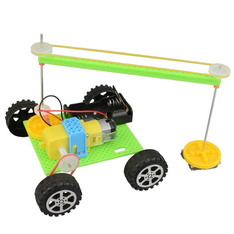 Đồ Chơi Robot Quét Dọn Khoa Học Giáo Dục Cho Bé DIY