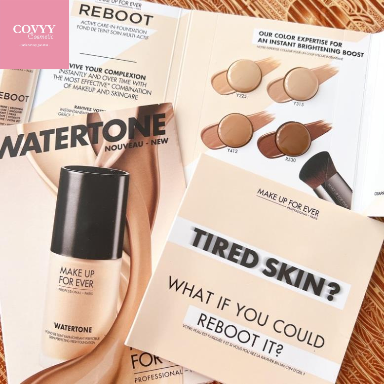 Sample Mẫu Thử Vỉ Kem Nền Make Up For Ever 4 ô Reboot - Watertone