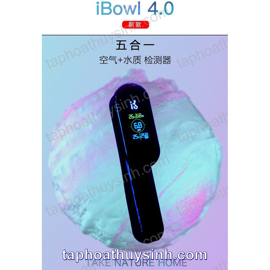 BỘ ĐO PH - NHIỆT ĐỘ- TDS ONLINE IBOWL 4.0 PRO 2020