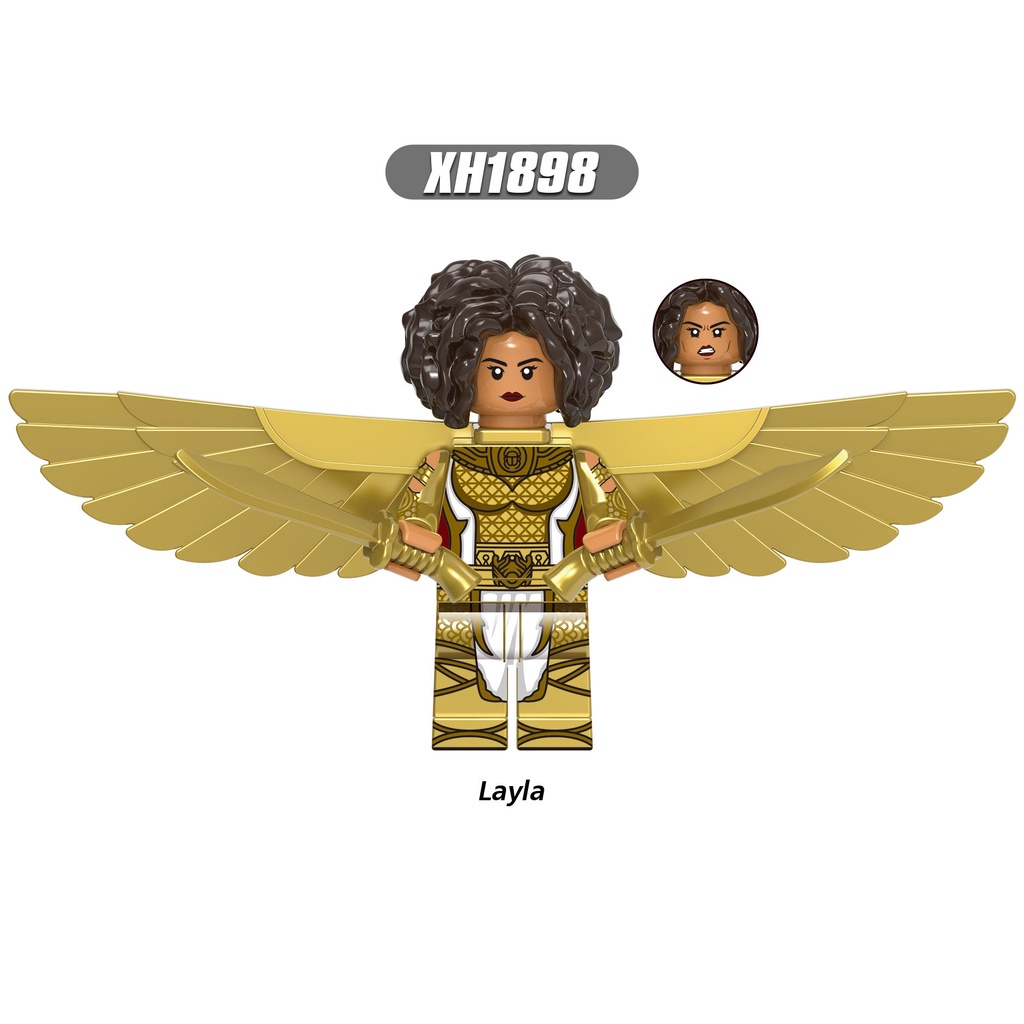 Minifigures Nhân Vật Marvel DC Siêu Anh Hùng Layla X1898 - Đồ Chơi Lắp Ráp Mini