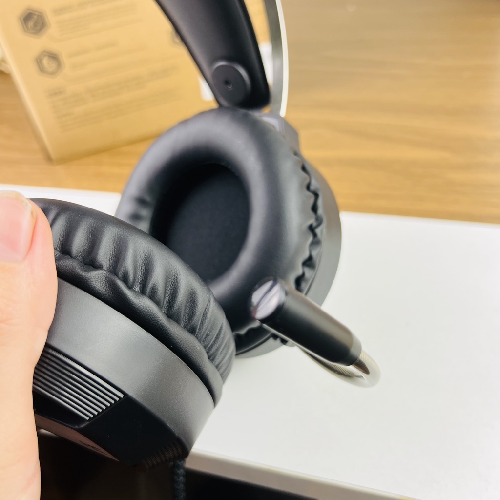 Tai nghe chụp tai máy tính GAMING MC Q9 có đèn LED đổi màu, có mic đàm thoại, headphone chơi game trên laptop, pc