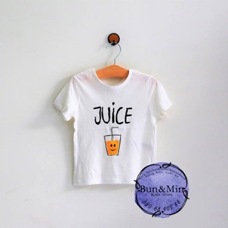 (12M-4Y)ÁO THUN ZARA TRẮNG JUICE BT-VNXK 9M-4Y