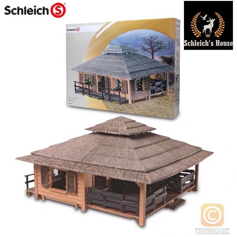 Mô hình động vật Schleich chính hãng Set nhà bảo vệ động vật 42003 - Schleich House