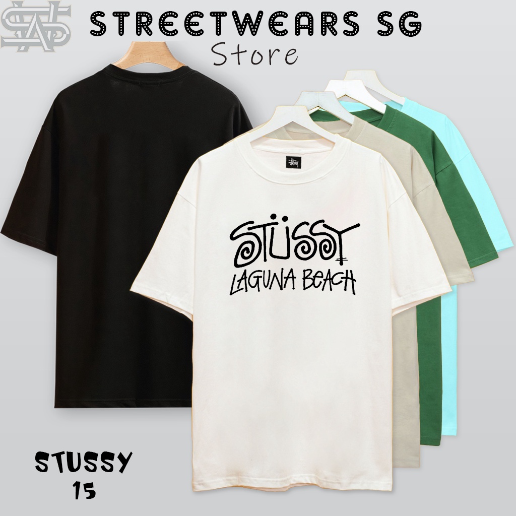 [Premium] Áo thun Stussy 15 Laguna Beach form âu chất liệu cotton - Streetwears SG