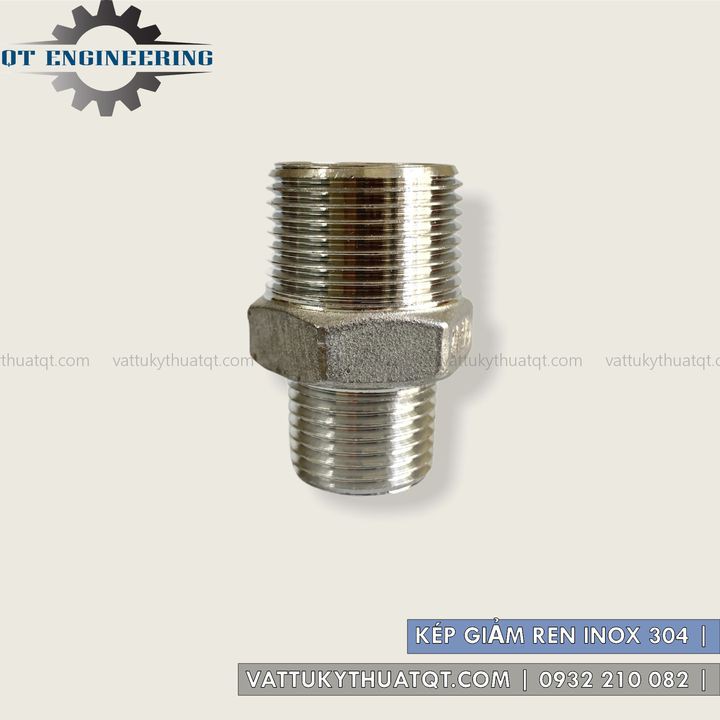 Kép Giảm Ren Inox 304 | DN10-DN25