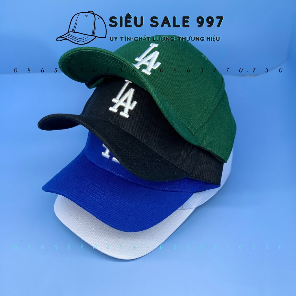 MŨ LƯỠI TRAI HOT TREND L-A CAO CẤP 4 MÀU FULL TEM MÁC M-LL-B VẢI DÀY LỚP UNISEX FORM ĐẸP NAM NỮ