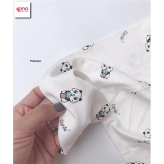 Bộ dài tay pekaboo cạp cao cho bé