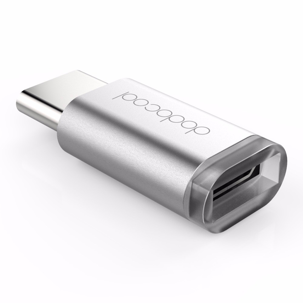 Đầu chuyển Micro USB  sang Type C  để tận dụng cáp micro USB điện thoại Android Dodocool DA71