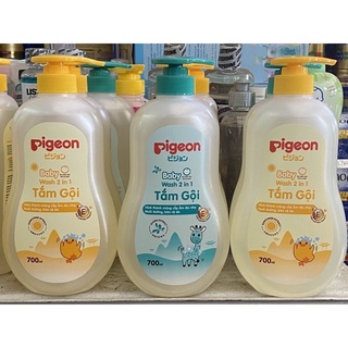 TẮM GỘI 2IN 1 PIGEON BABY 700ml (HÀNG NHẬP KHẨU NHẬT BẢN)