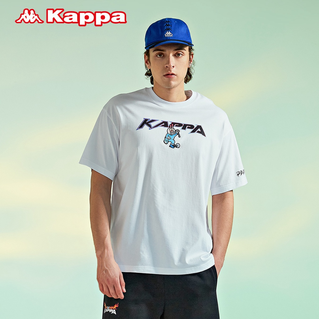 Áo Thun Thể Thao Kappa Tay Ngắn In Chữ Trẻ Trung Hợp Thời Trang Cho Nam