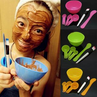 BỘ BÁT TRỘN ĐẮP MẶT NẠ 4in1