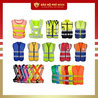 Áo bảo hộ lao động phản quang nhiều mẫu chất lượng cao - Bảo hộ lao động Phú Minh