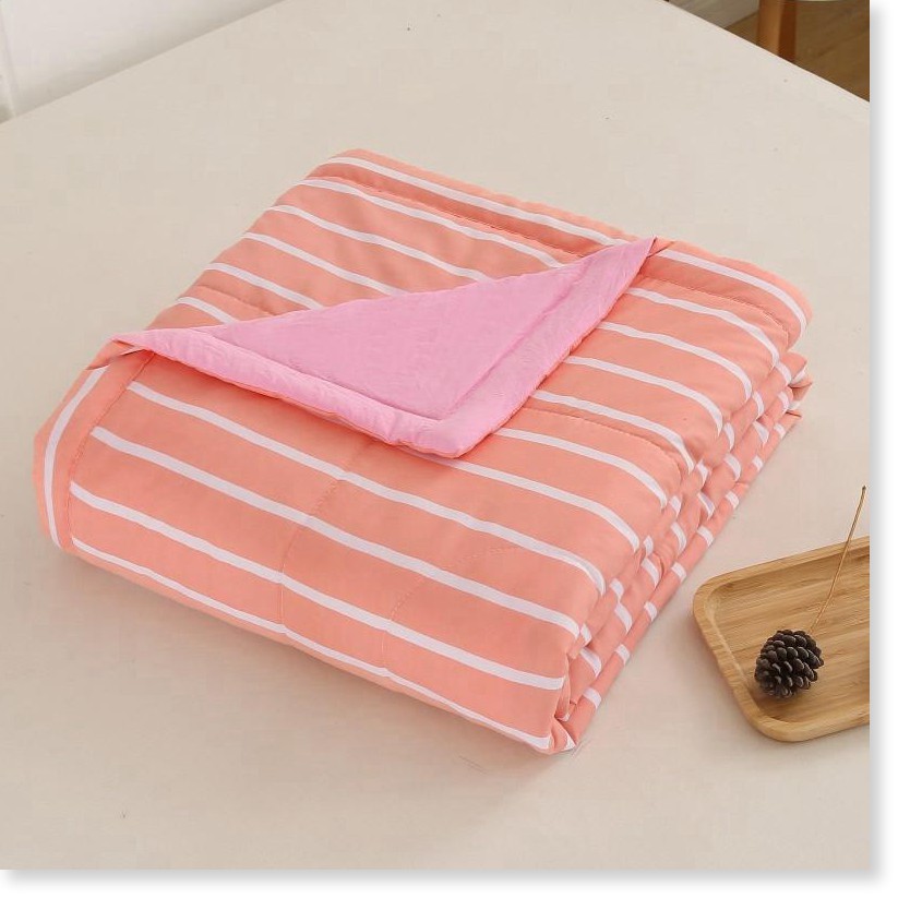 MềnSALE ️Chăn bông cotton hình ca rô 200x230cm, mềm mịn với da, không bị phai màu. 8393