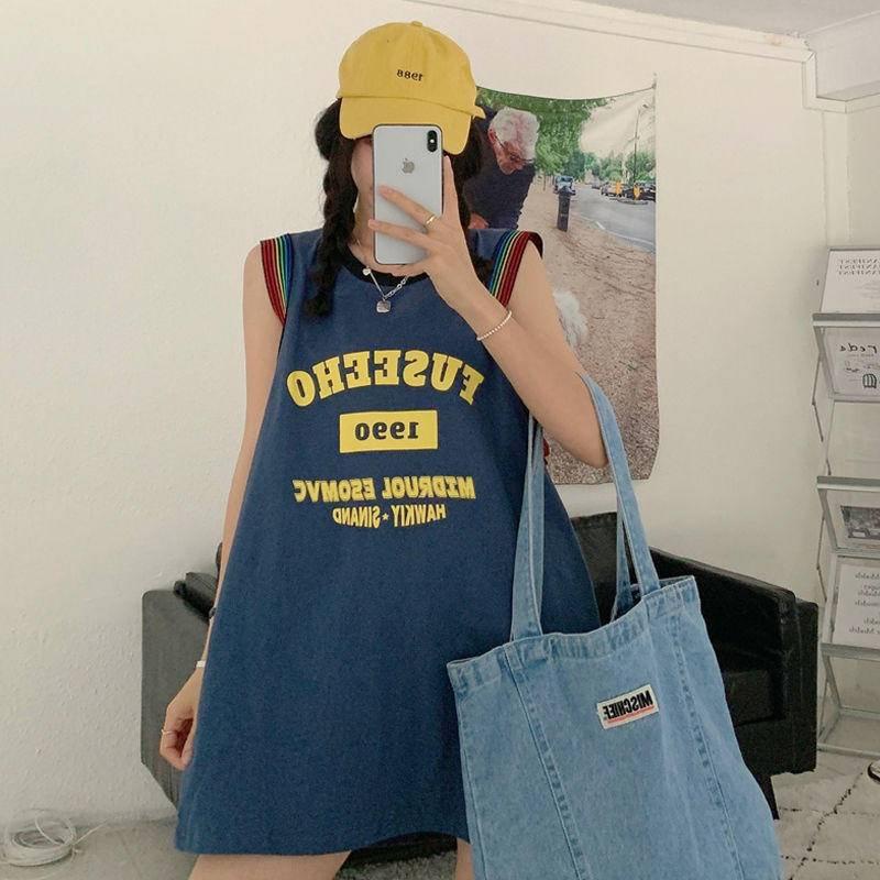 Áo Thun Ba Lỗ Thể Thao Dáng Rộng Thời Trang Mùa Hè Dành Cho Nữ