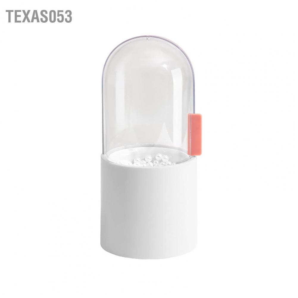 [Hàng mới về] Hộp đựng cọ trang điểm chống bụi có hạt ngọc trai giả bên trong tiện dụng