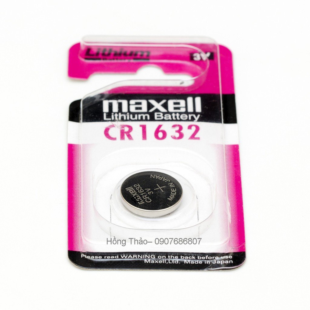 Pin Maxell CR1632 lithium 3V