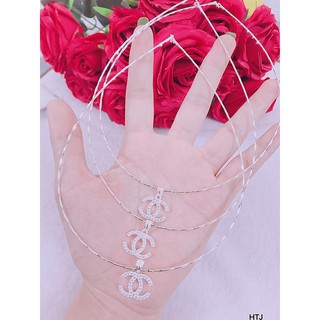 Kiềng cổ bạc ta liền mặt