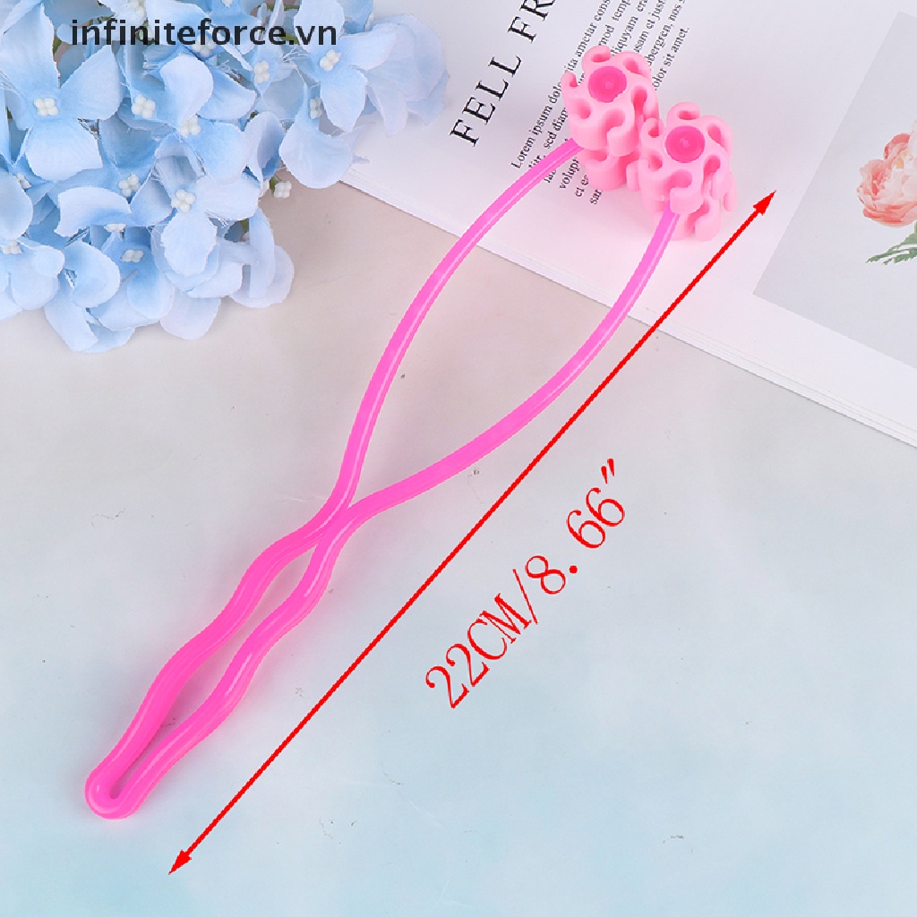 (Hàng Mới Về) Cây Lăn Mát Xa Mặt Thiết Kế Hình Hoa Mận