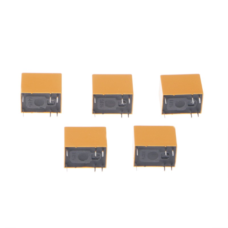 Bộ 5 Rơ Le 12v Hk4100F-Dc12V-Shg 6 Pins 3a 250v Ac 30v Dc